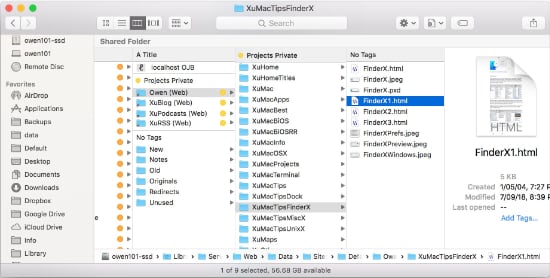 Finder Windows